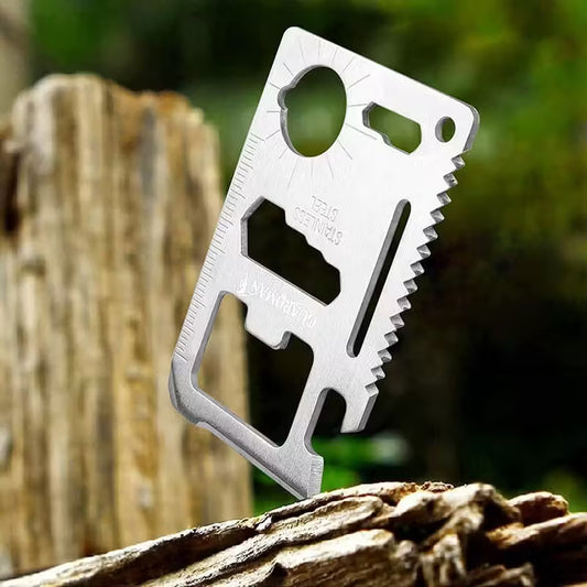 Gearly 11-in-1 Credit Card Multi-Tool (Wallet Survival Tool)