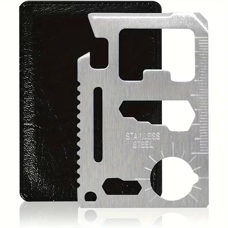 Gearly 11-in-1 Credit Card Multi-Tool (Wallet Survival Tool)